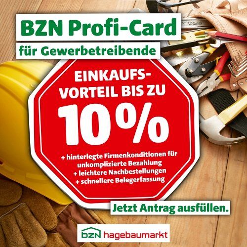 BZN Profi-Card für Gewerbetreibende